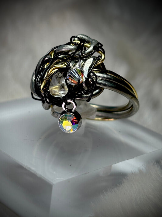 Citrine and Silver Ring
