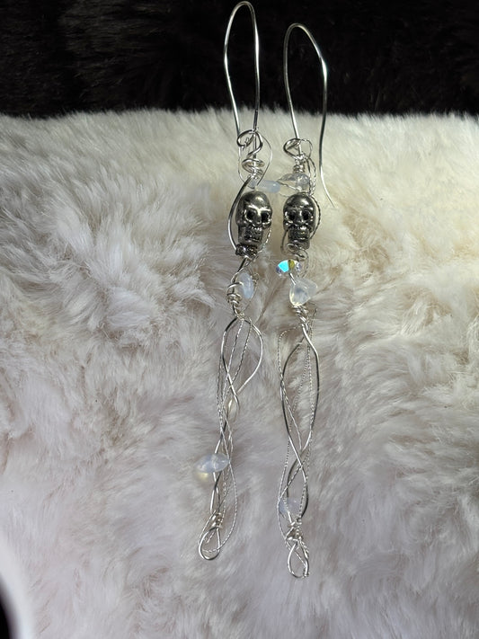 Pirate Love “The Storm, The Kiss, The Legend.”Moonstone Earrings : ‘Till death do we part’ series of The Johnny collection