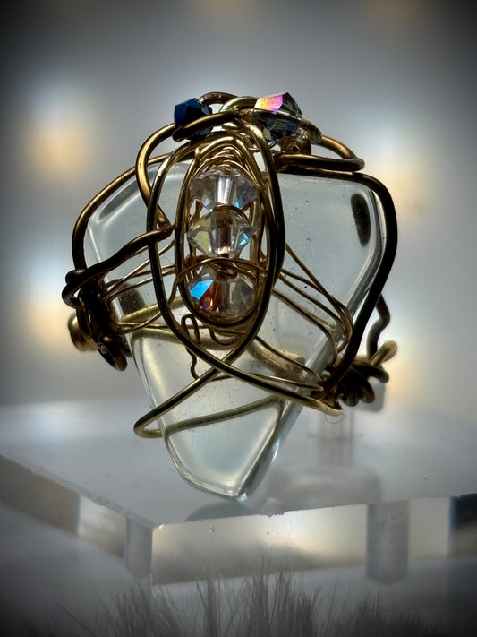Gatsby’s Toast: Light Blue Irradiated Crystal