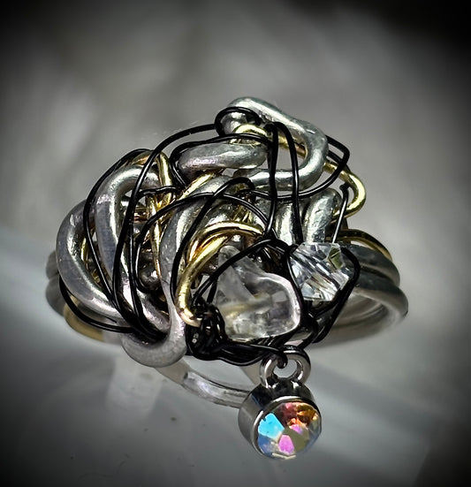 Citrine and Silver Ring