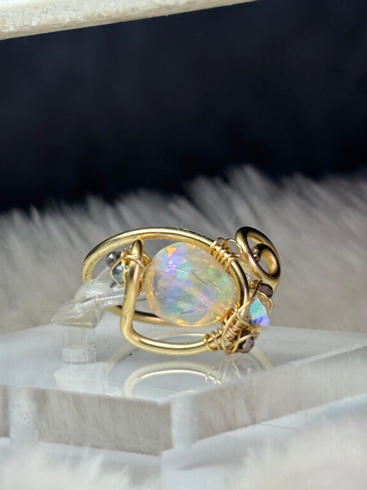Opal ring: quiet wonder 