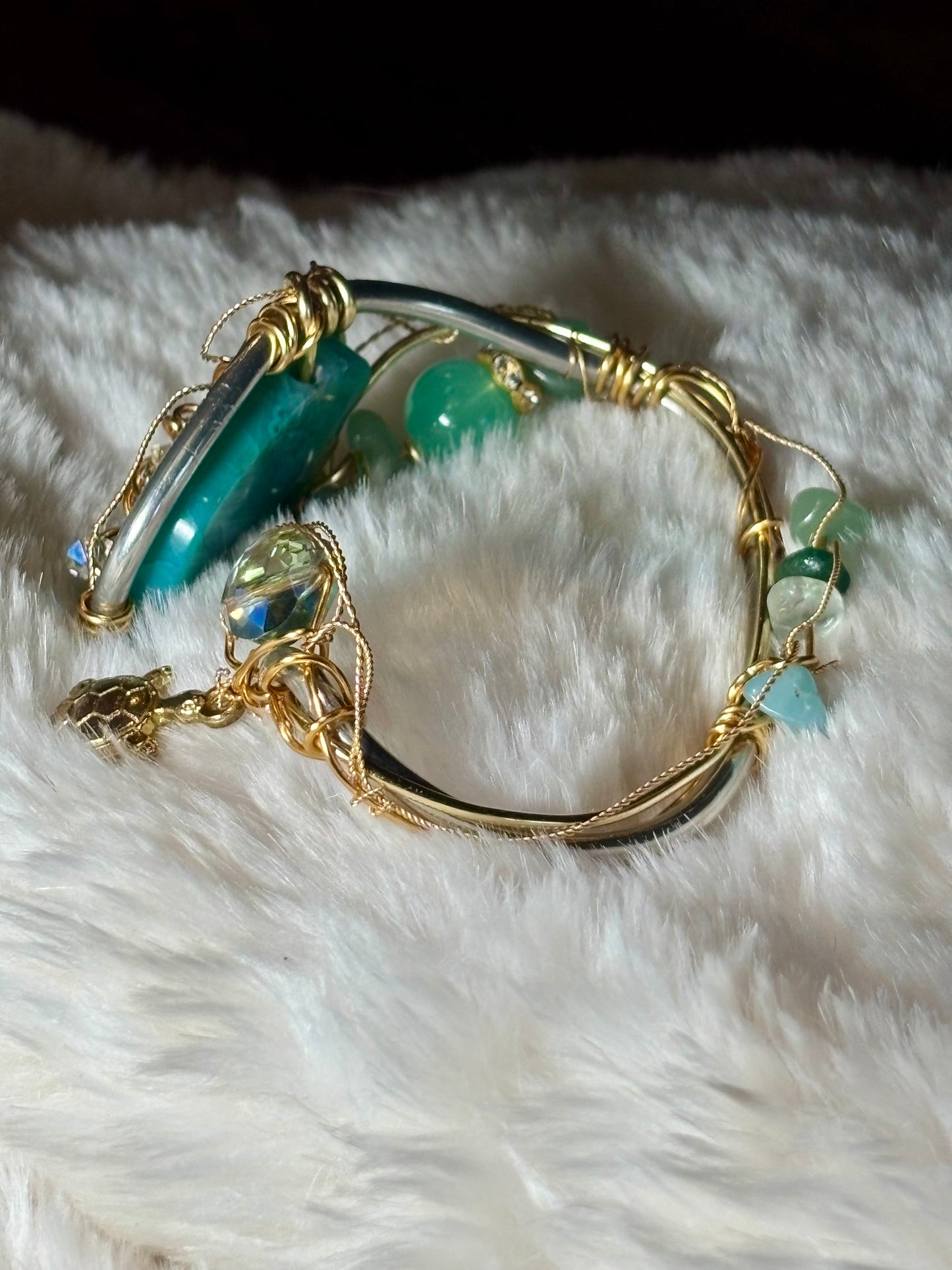 Sea Turtle Talisman Bracelet: Ocean Guardian