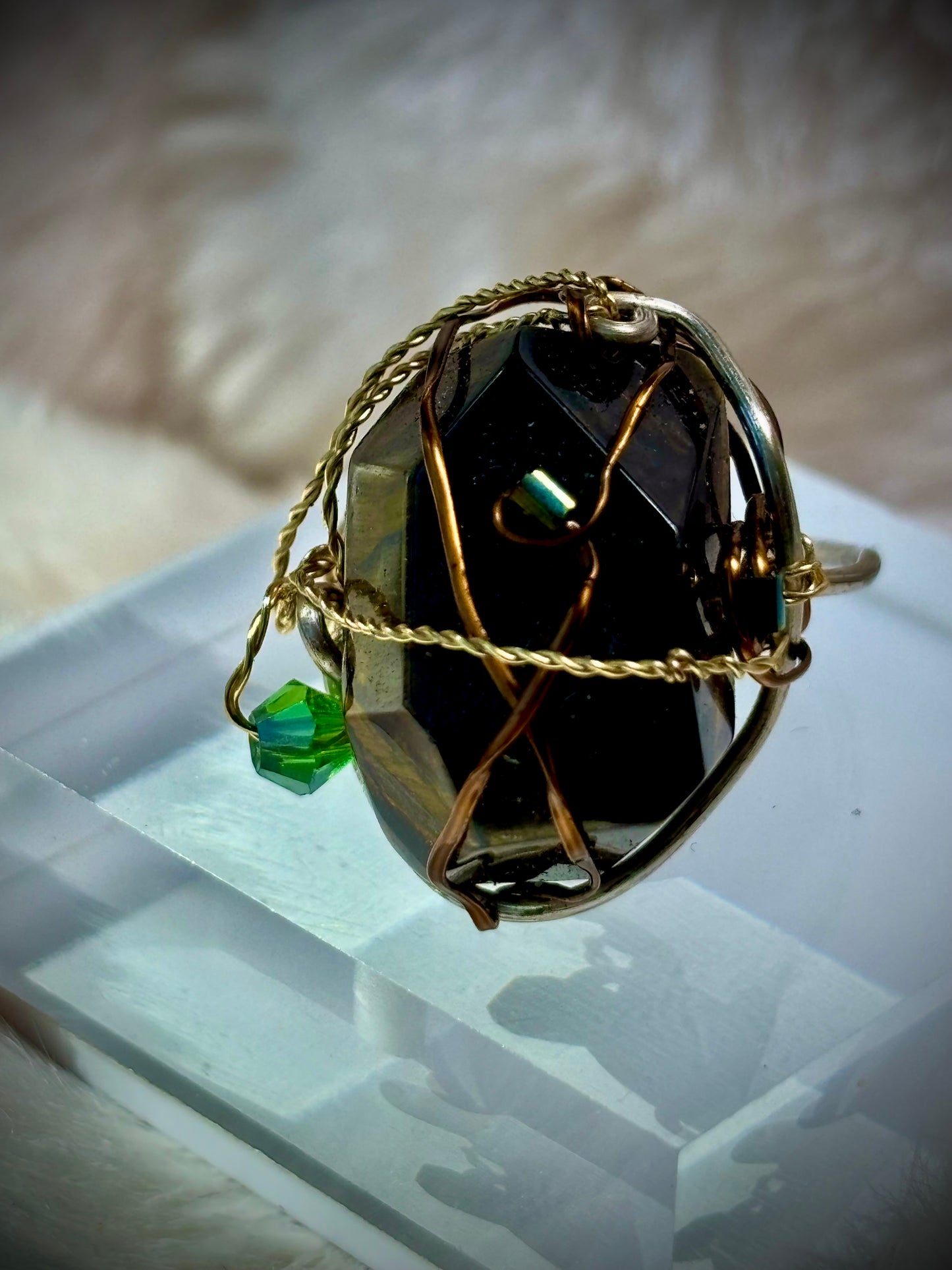Eye of the Silent Protector — Panther Guardian Ring