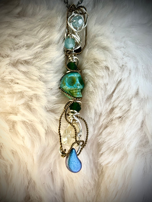 Spirit Keeper Johnny: Turquoise & Citrine
