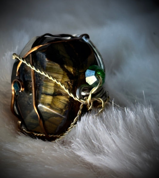 Eye of the Silent Protector — Panther Guardian Ring