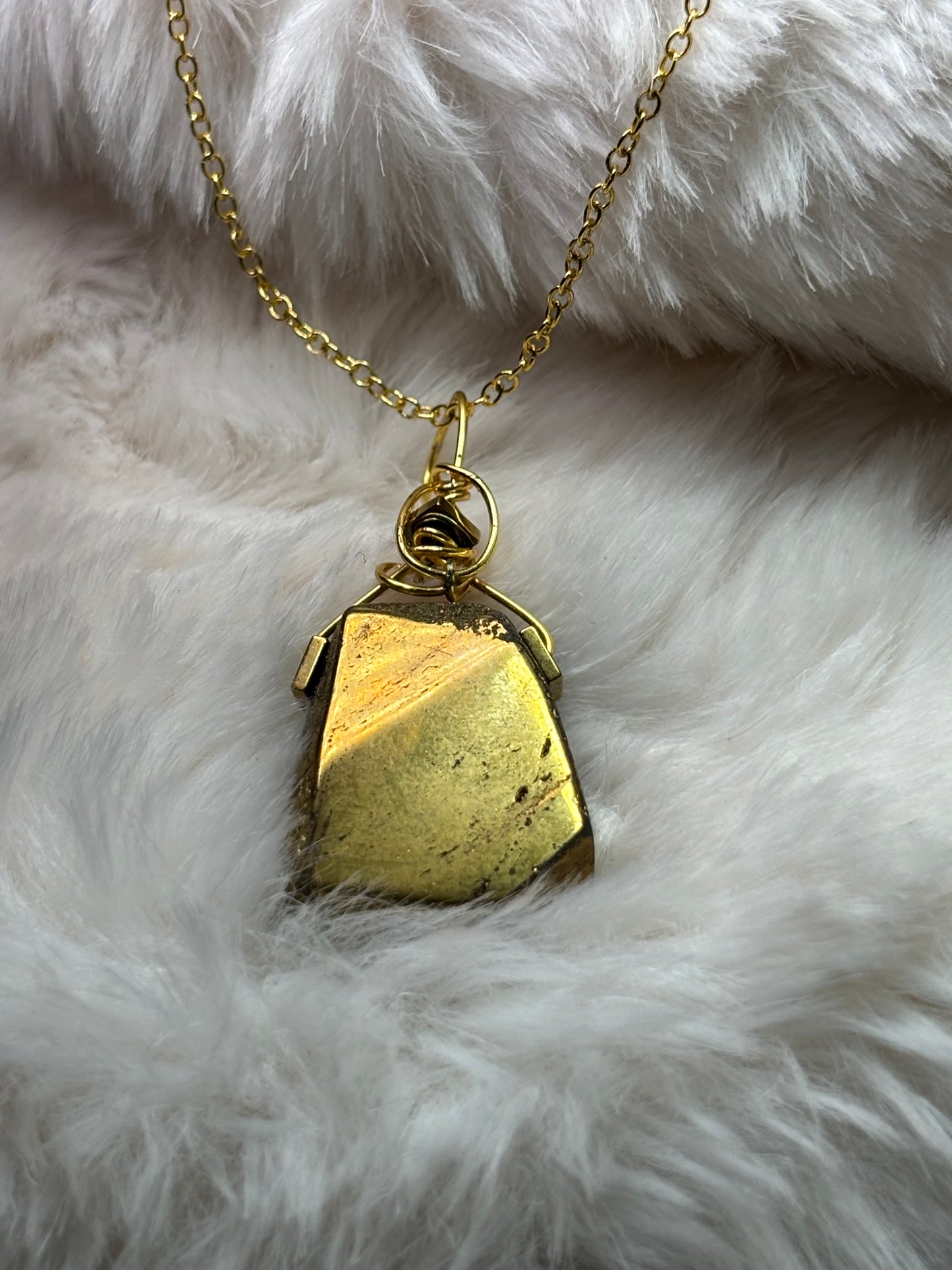 Pyrite Pendant: The Manifestor’s Shield
