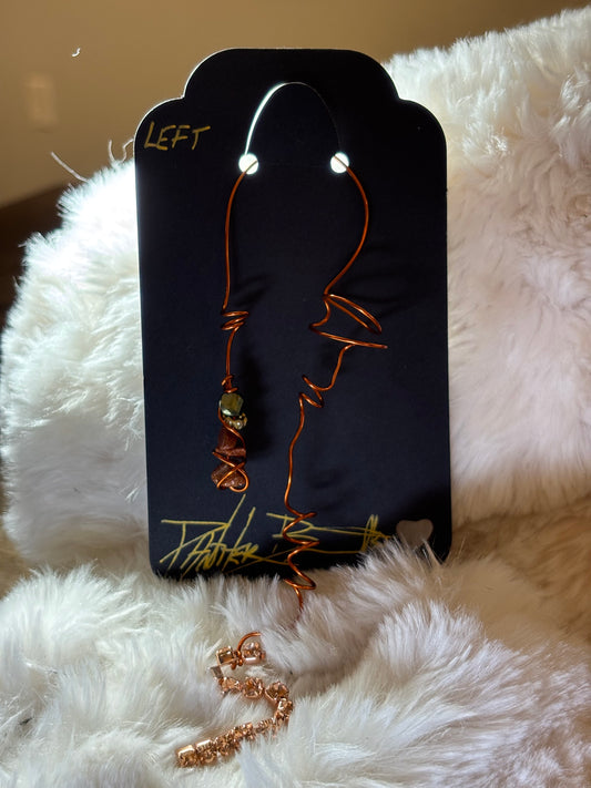 Inner fire: Goldstone left Earcuff 
