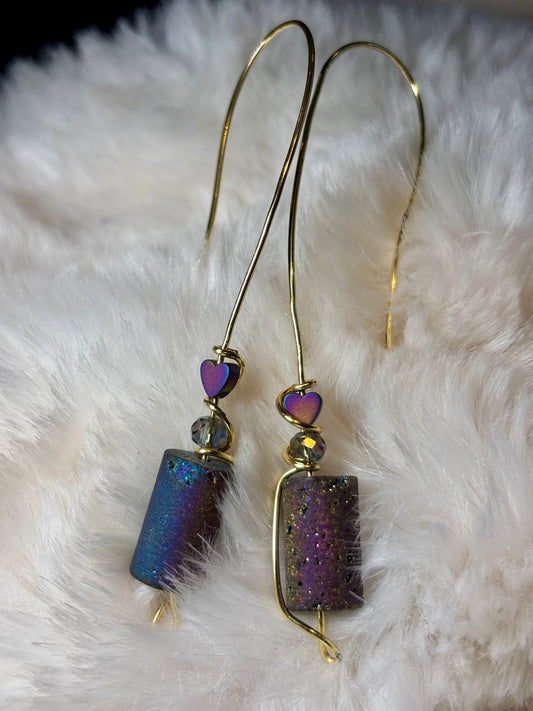 Cosmic Crush: Druzy earrings
