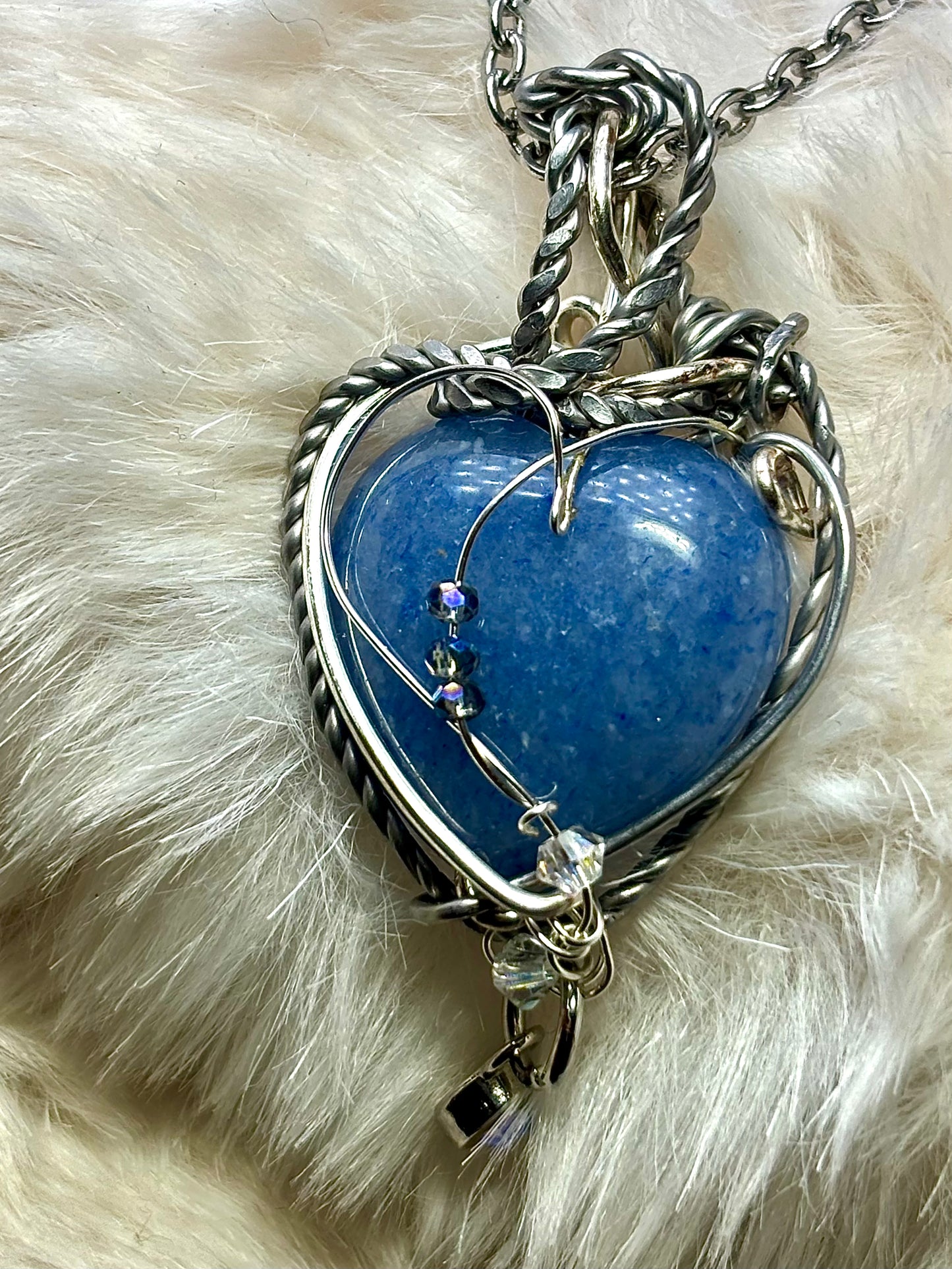 Blue Heirloom Heart: Aventurine Pendant
All My Heart Collection