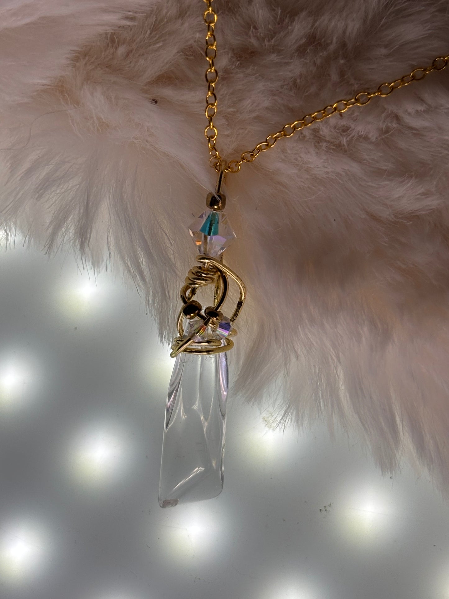 Starfall Icicle: Herkimer diamond set