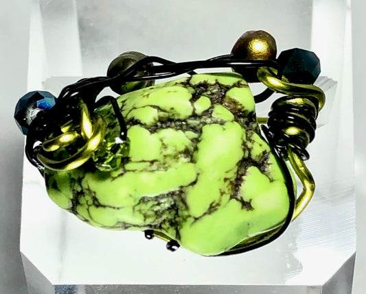 Green Turquoise Ring