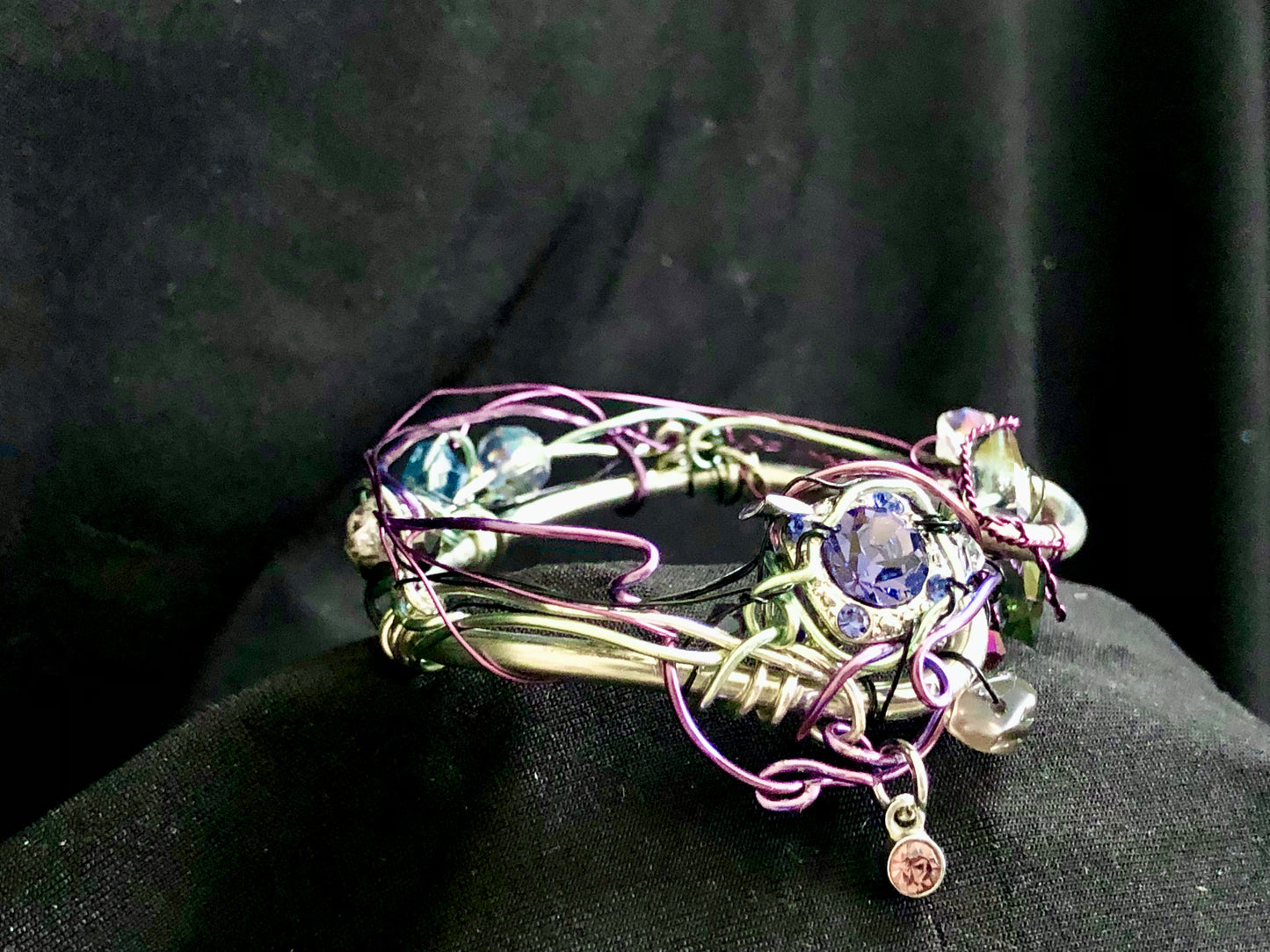 Violet purple rhinestone