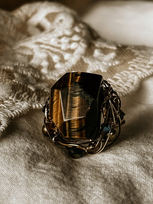 Magnificent Tiger Eye Ring