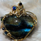 Labradorite heart necklace:


Heart of the Hidden Aurora