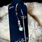 Quiet Within: Amazonite left silver Earcuff