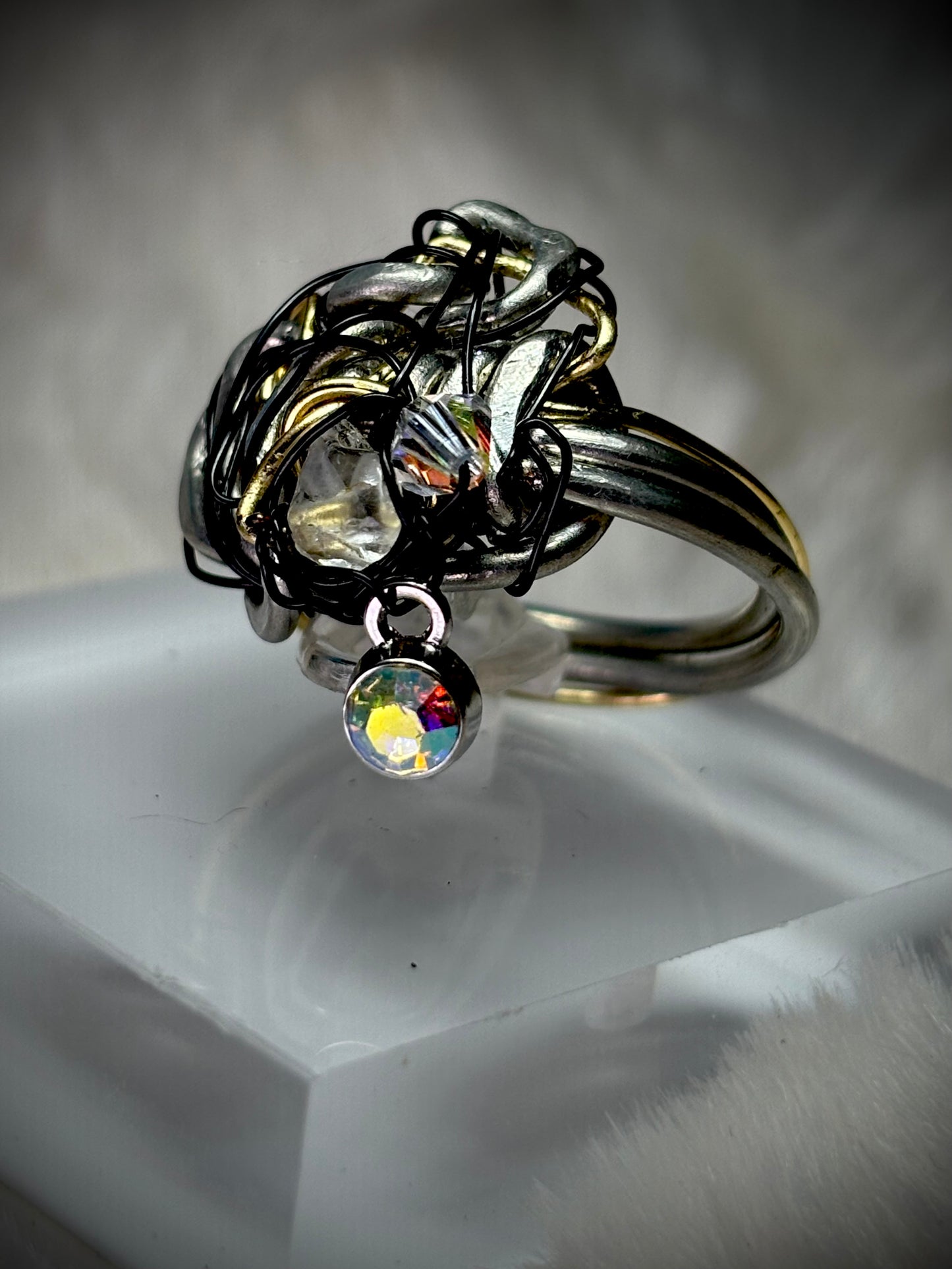 Citrine and Silver Ring
