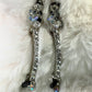 Pure old Hollywood…A Star Is Born: rhinestone crystal earrings