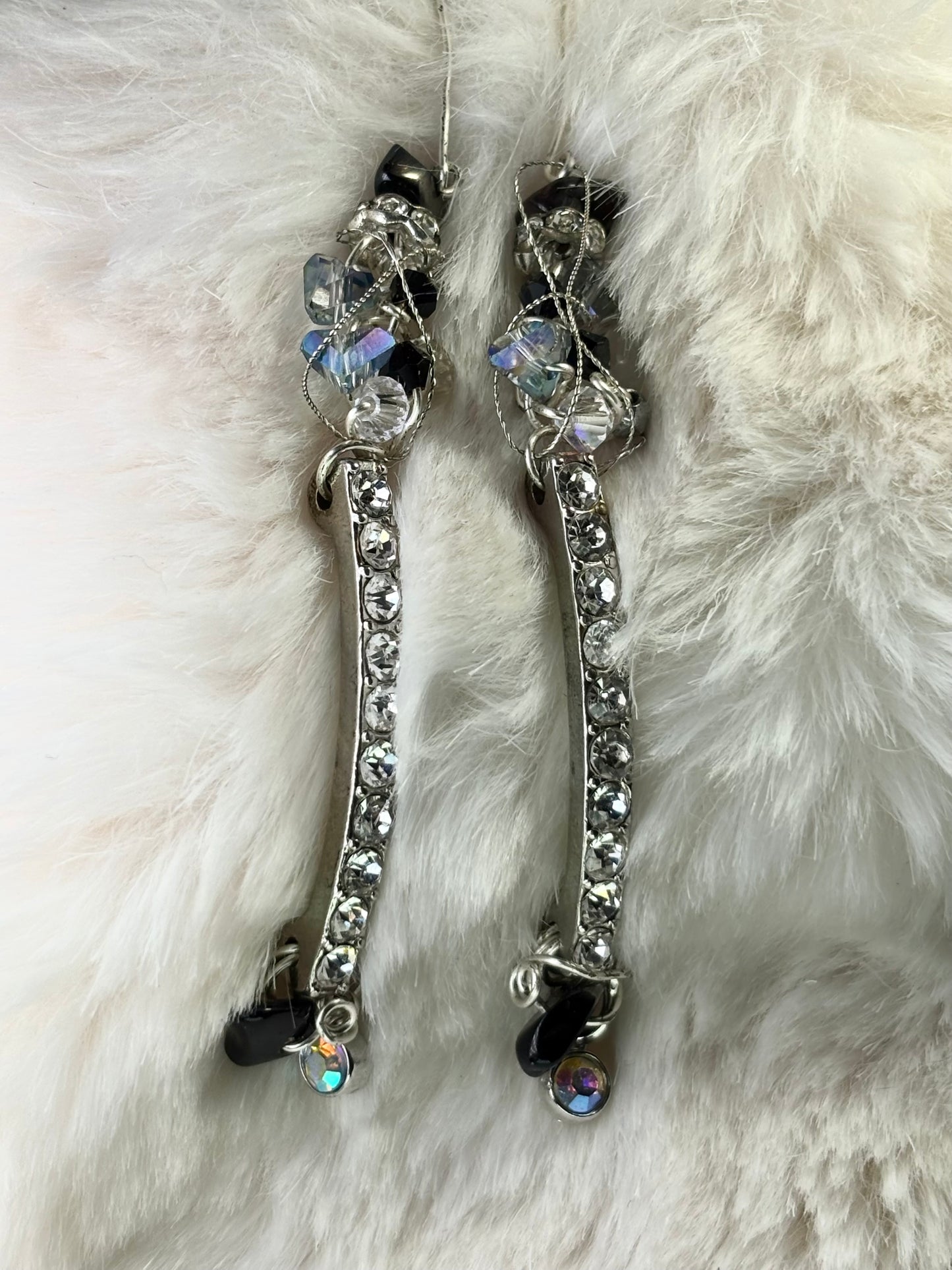 Pure old Hollywood…A Star Is Born: rhinestone crystal earrings