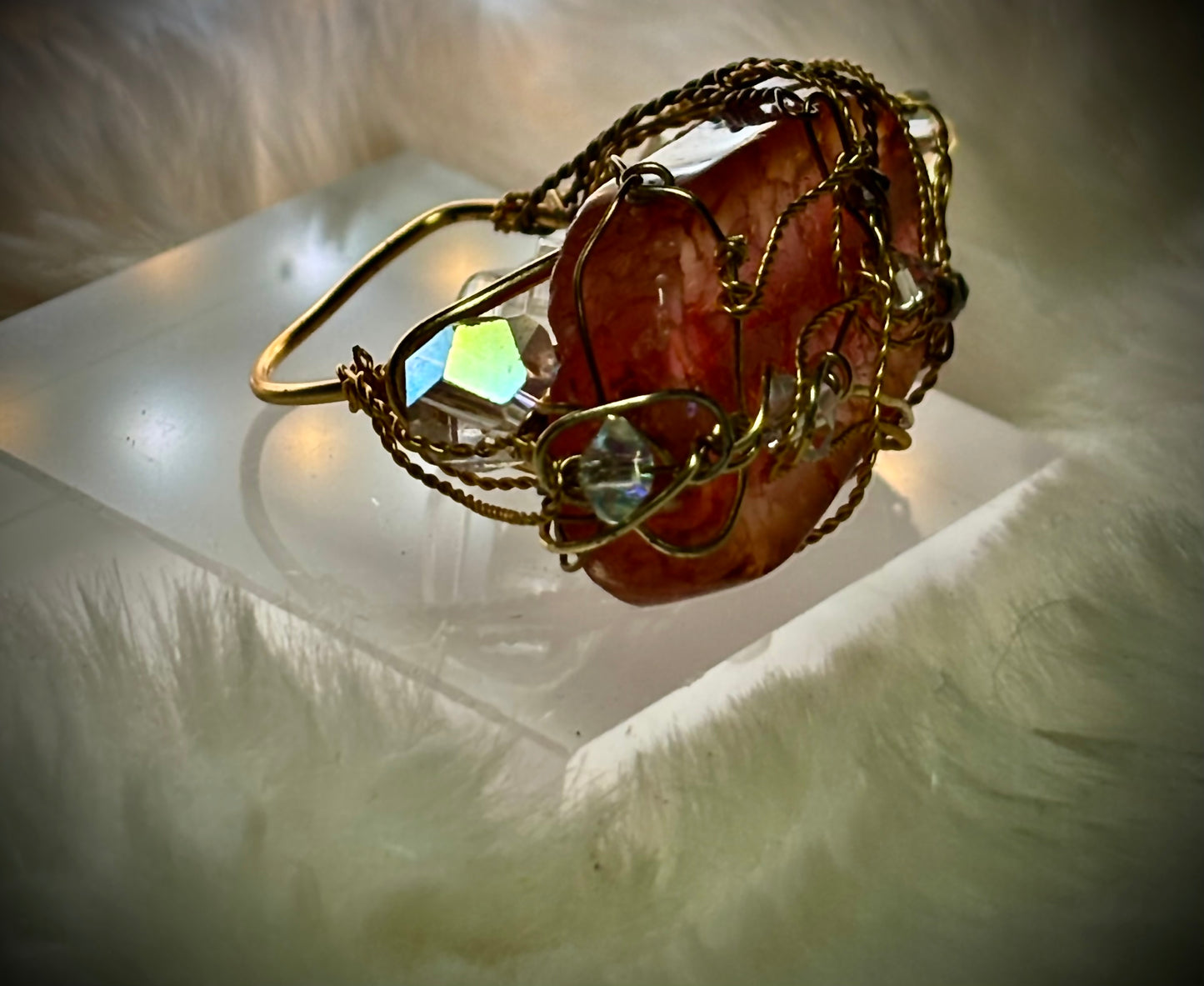 ruby zoisite ring