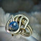 Blue Kyanite and Silver Ring:￼The Stabilizer