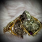 Gold Pyrite Ring