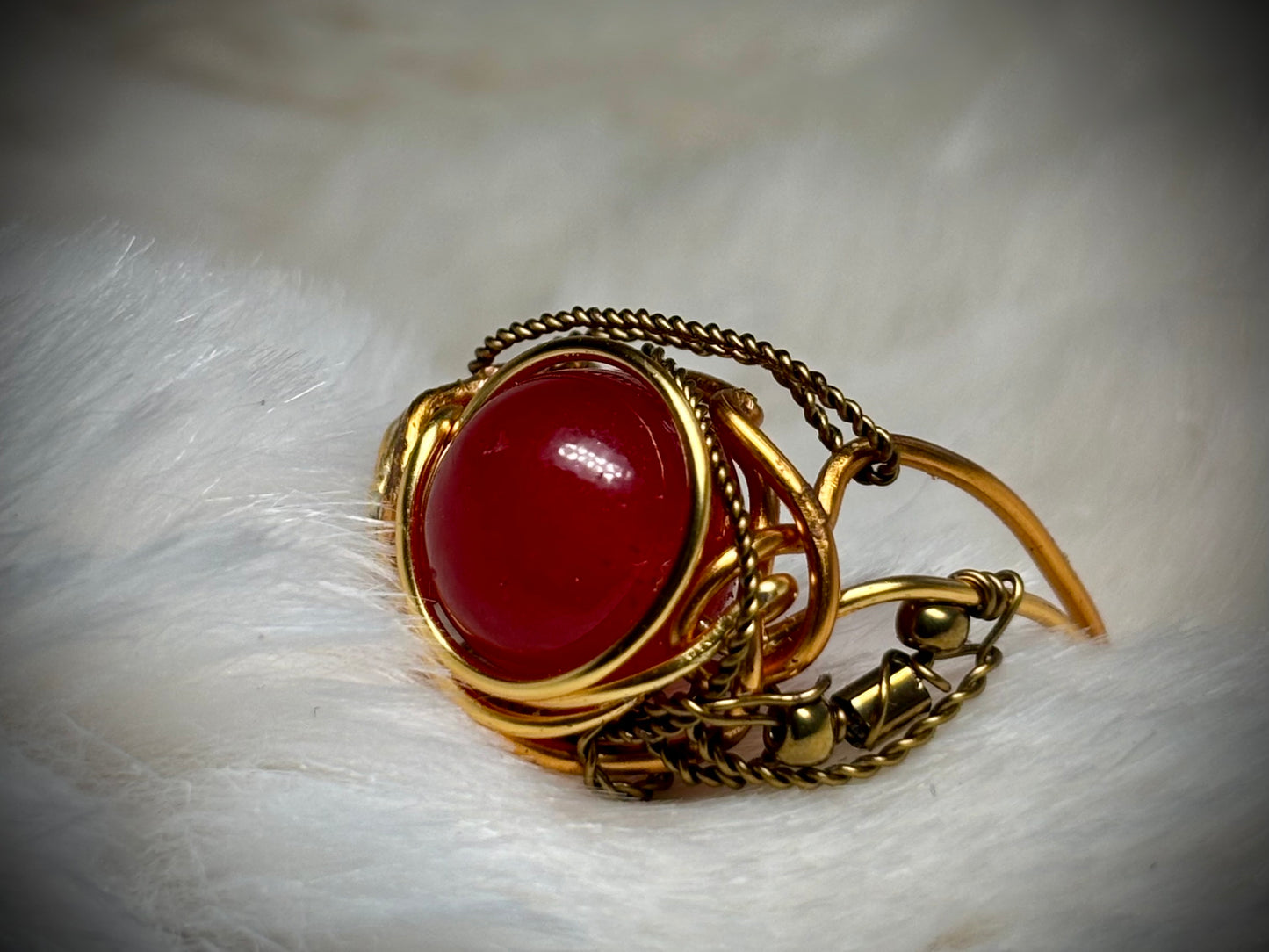 Carnelian ring: Regent fire ￼