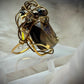 Smoky topaz ring: Gatsby‘s Daisy again ￼