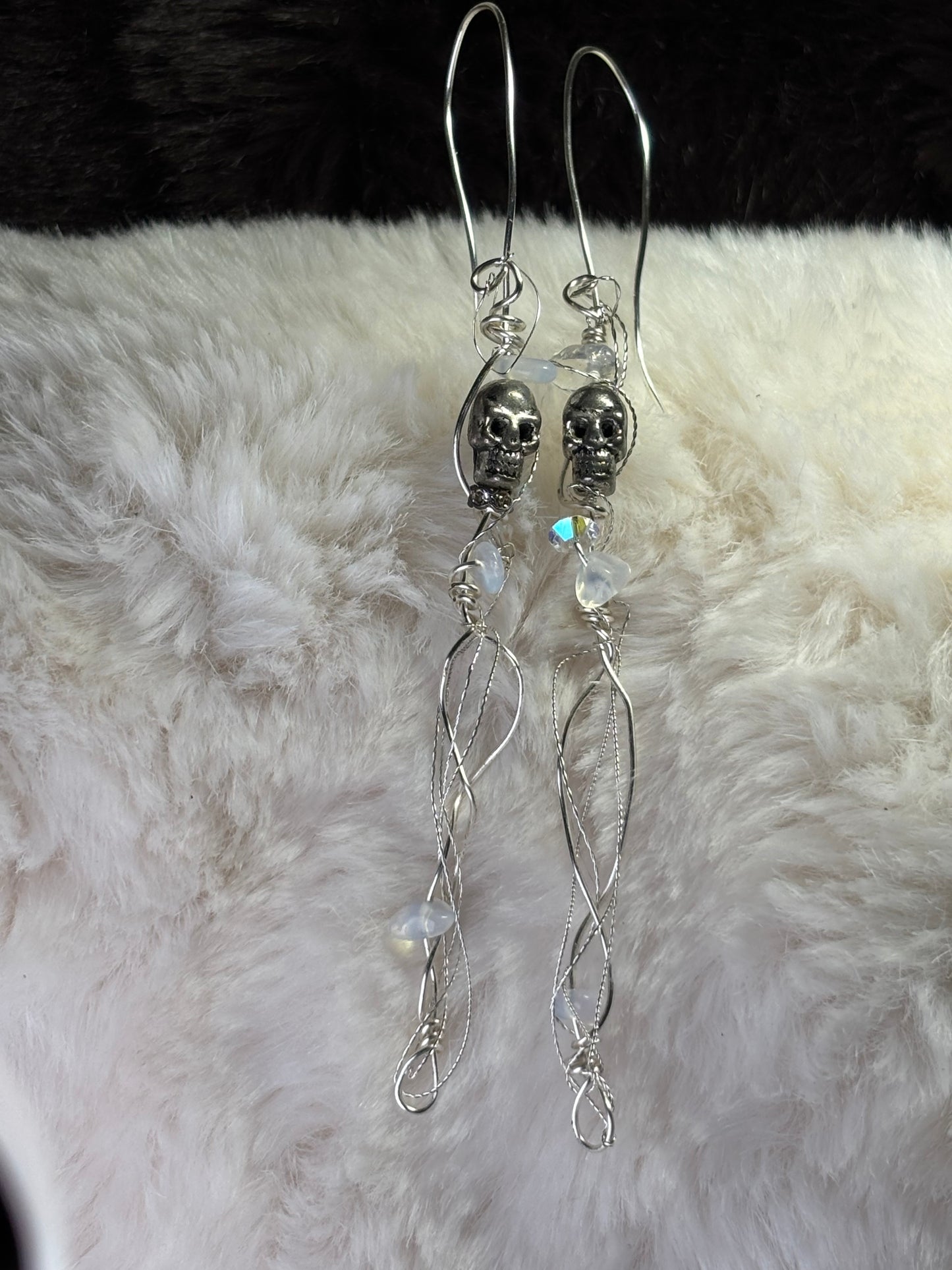 Pirate Love “The Storm, The Kiss, The Legend.”Moonstone Earrings : ‘Till death do we part’ series of The Johnny collection