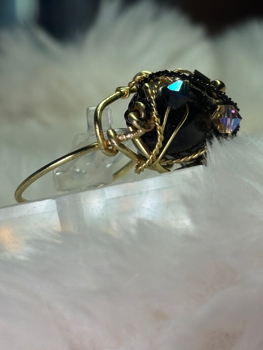 Black Onyx ring: ancient strength ￼