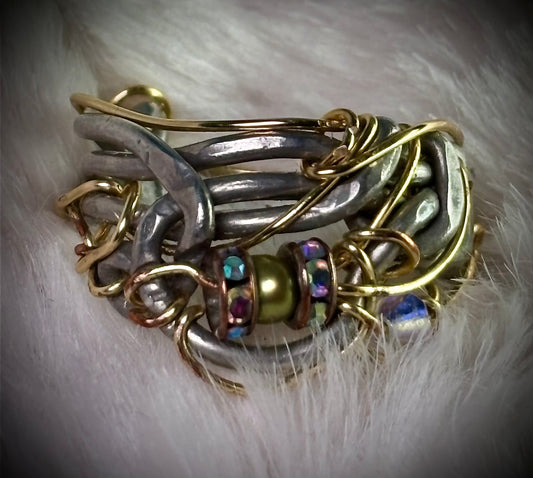 See pearl and silver ring: ￼ CALM, AND CHAOS ￼