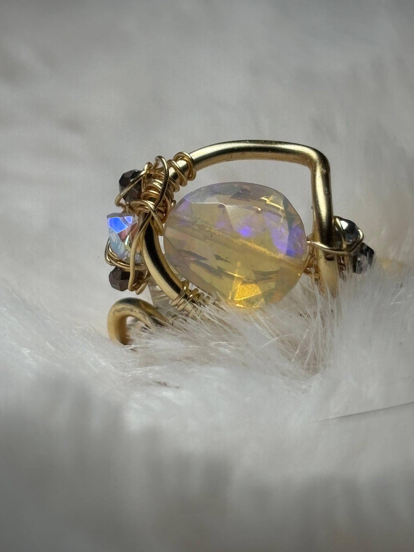 Opal ring: quiet wonder ￼