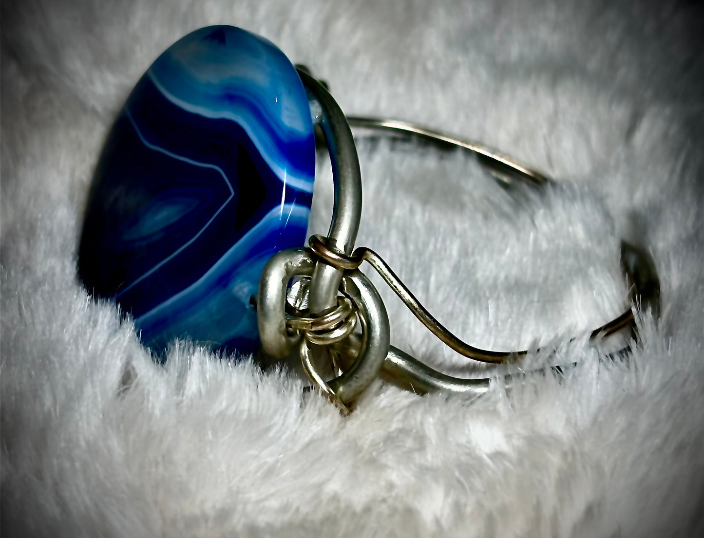 Blue agate Bracelet: ￼Couture Calm￼