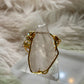 Rose quartz ring: pink rose petal ￼