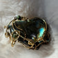 Labradorite heart ring: Knowing￼
