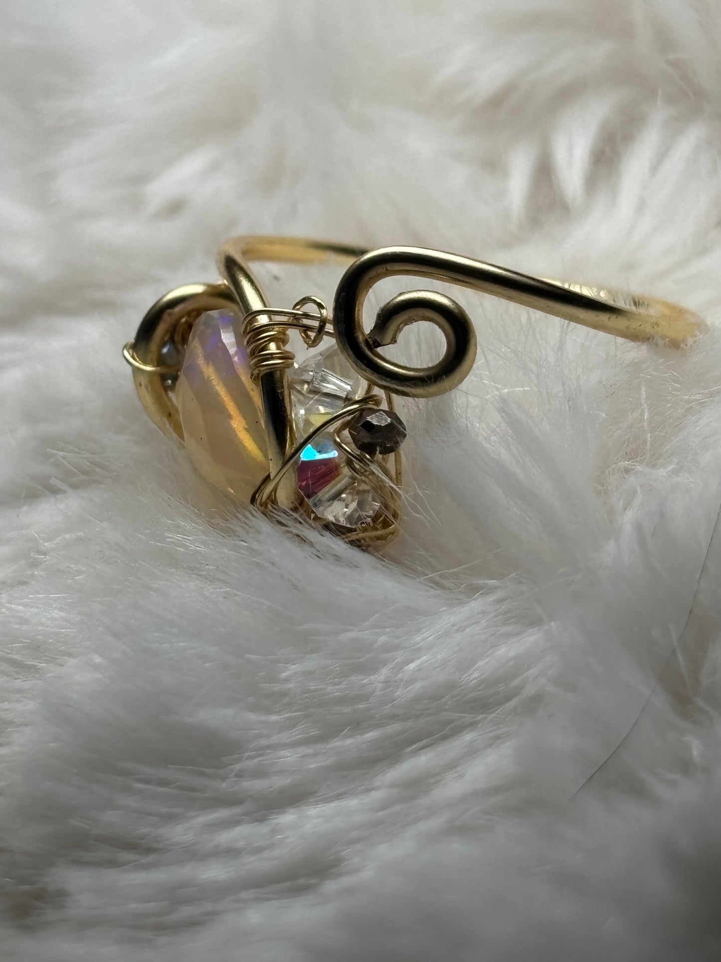 Opal ring: quiet wonder ￼