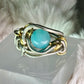 Aqua￼Amazonite and silver ring: ￼ my peace protects me ￼