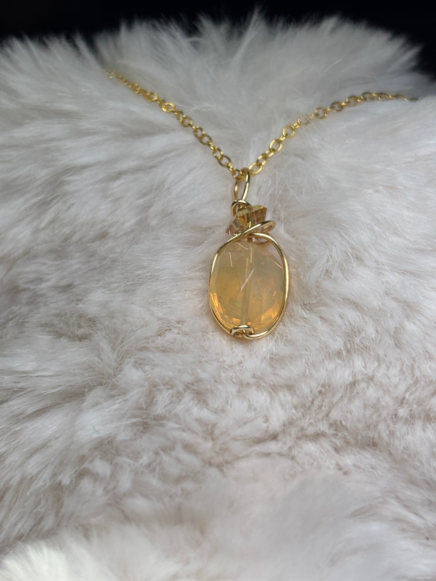 Star Fire: Opal Pendant