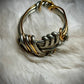 Silver and gold ring: circle of the unbroken promise
