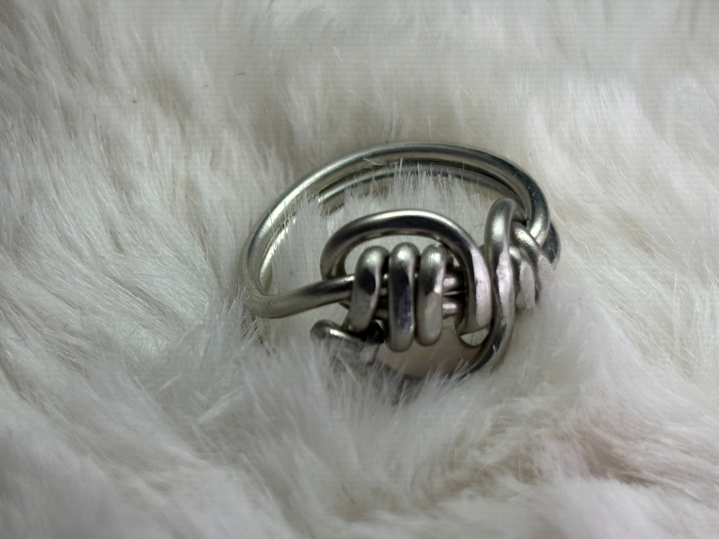 Silver talisman ￼ring of good luck
