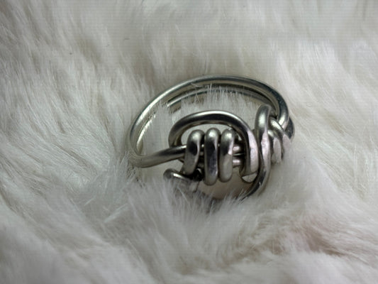 Silver talisman ￼ring of good luck