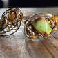 African Opal, tiger eye, Aberdeen, volcano rock ￼Bracelet: ￼