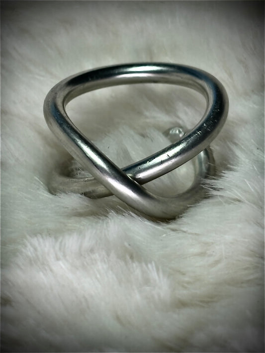 Silver ring: I AM NOW