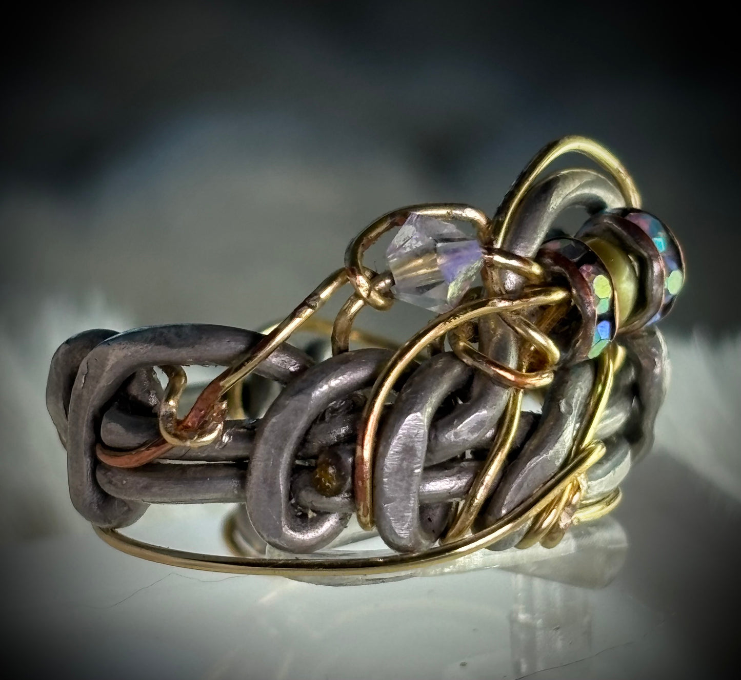 See pearl and silver ring: ￼ CALM, AND CHAOS ￼