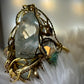 Pale Ice: irradiated crystal ring