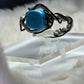 Silver, Blue Howlite Ring: ￼Captain Azure Wayfinder