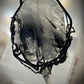 Crystal lightning: black tourmaline, and crystal ring ￼￼