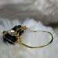 Lava Rock Ring in Gold ￼