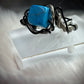 Silver, Blue Howlite Ring: ￼Captain Azure Wayfinder