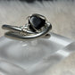 Silver ring with Black Onyx:         All Is Secure