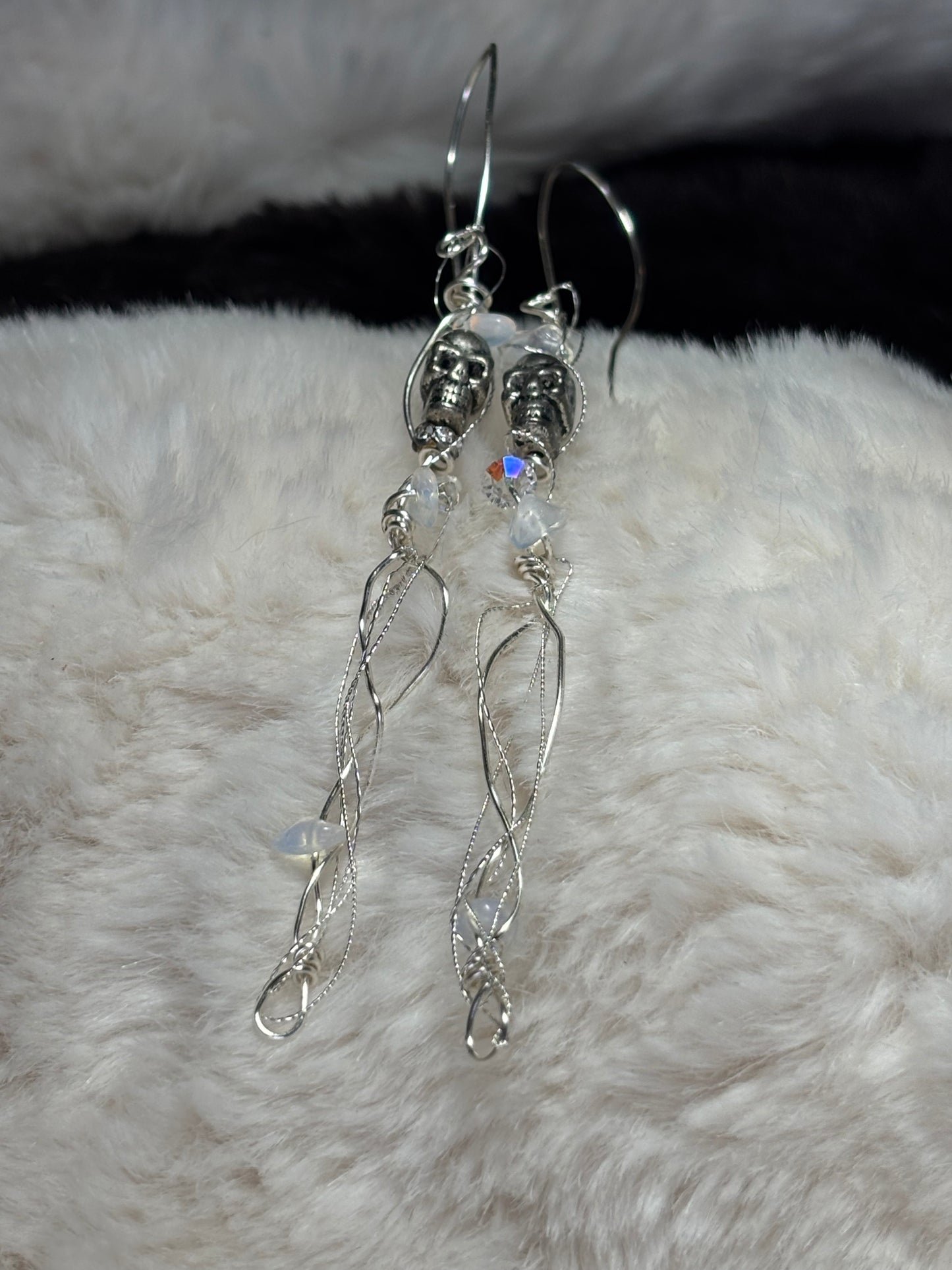 Pirate Love “The Storm, The Kiss, The Legend.”Moonstone Earrings : ‘Till death do we part’ series of The Johnny collection